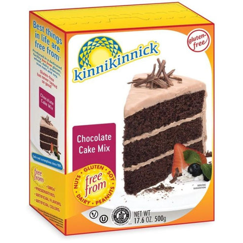 Kinnikinnick Chocolate Cake Mix - 17.6 oz. Kinnikinnick Chocolate Cake Mix | Vegan Chocolate Cake Mix | Kinnikinnick Gluten Free 