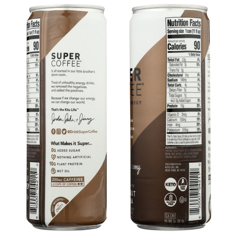 Kitu Super Coffee Sweet & Creamy Coconut Mocha - 11 fl oz.