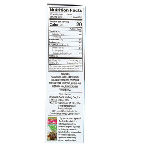 Let's Do Gluten Free Ice Cream Cones Cake Style- 1.2 oz