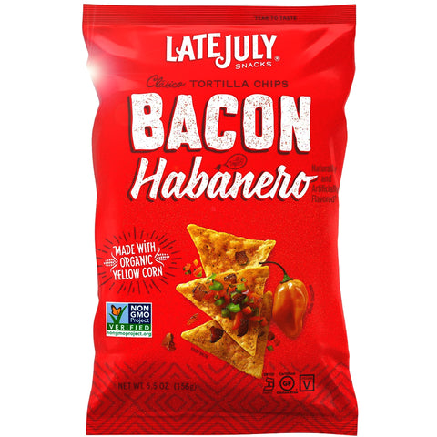 Vegan Bacon Habanero Tortilla Chips - 5 oz