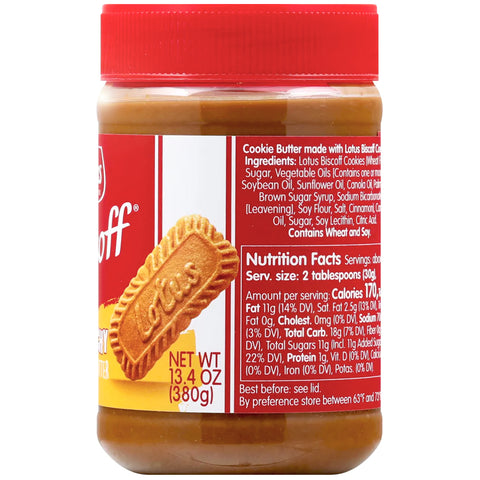 Lotus Biscoff Crunchy Cookie Butter - 13.4 oz.