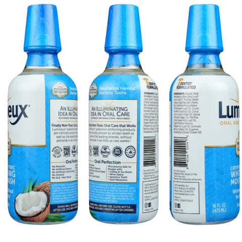 Lumineux Mouthwash Whitening Non Toxic - 16 fl oz.