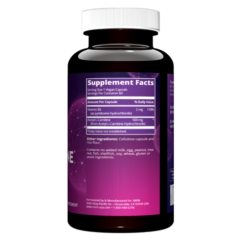 MRM Nutrition Acetyl L-Carnitine Nootropic 60 Vegan Capsules