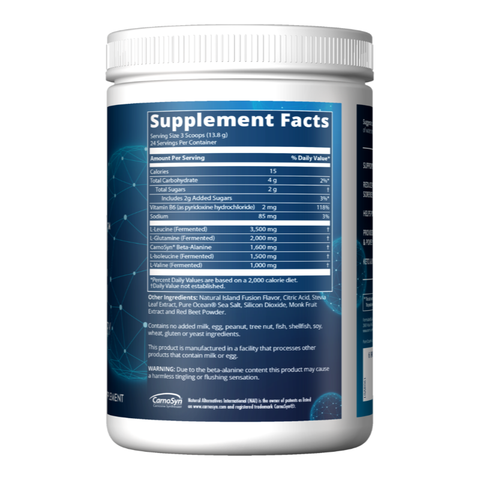 MRM Nutrition Reload BCAA + G Post Workout Recovery Island Fusion 11.6 oz