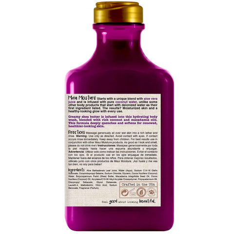 Maui Moisture Extra Hydrating Shea Butter Body Wash - 19 oz.