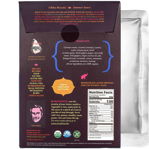 Mike's Organic Foods Tikka Masala Sauce - 8.8 oz.