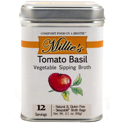 Millie's Tomato Basil Vegetable Sipping Broth