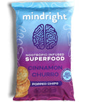 Mindright Nootropic-Infused Superfood Cinnamon Churro Poppped Chips - 4 oz. | Vegan Black Market