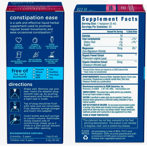 Mommy's Bliss Baby Constipation Ease - 4 fl oz