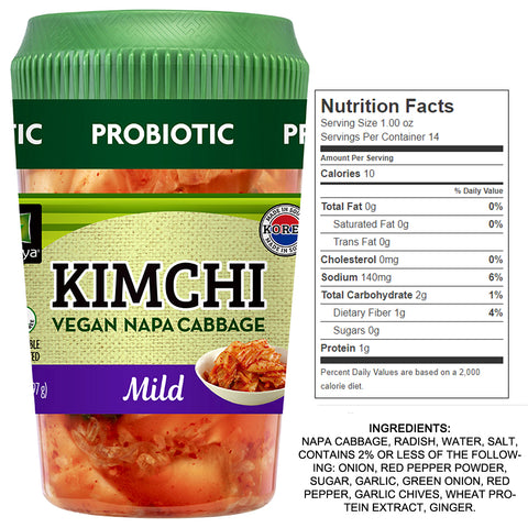 mild vegan kimchi