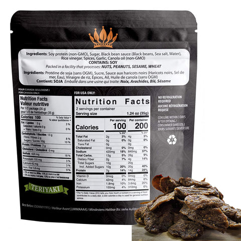 Noble Jerky Teriyaki Vegan Jerky - 2.47 oz