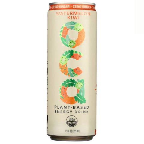 OCA Energy Drink | OCA Watermelon Kiwi | OCA Plant Based Energy Drink OCA Plant Based Energy Drink Watermelon Kiwi Zero Sugar - 12 fl. oz.