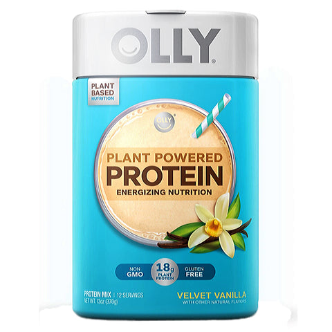 olly plant powered protein velvet vanilla