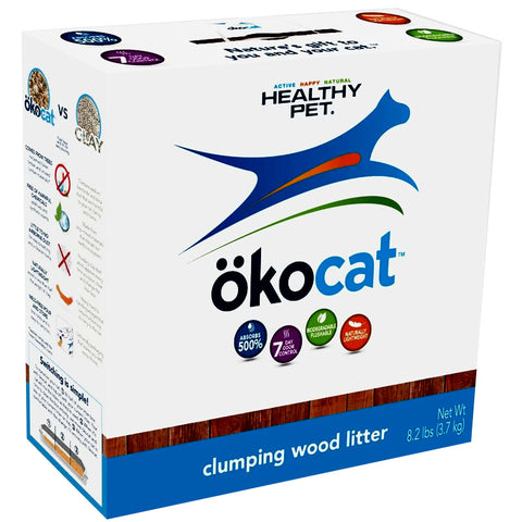 Okocat Natural Wood Clumping Cat Litter - 8.2 lbs.