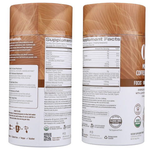 Om Mushroom Coffee Latte Blend - 8.47 oz.