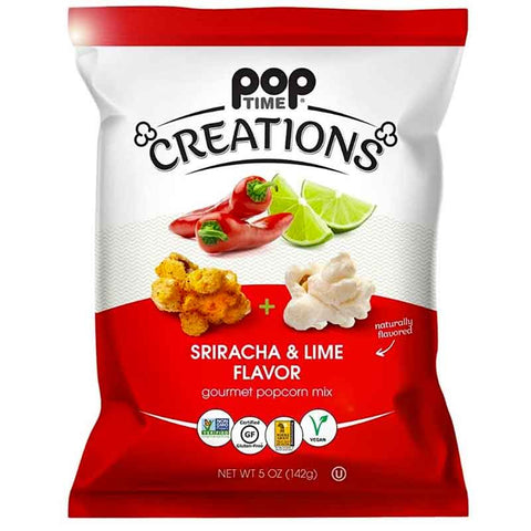 Poptime Creations Sriracha and Lime Popcorn - 5 oz.