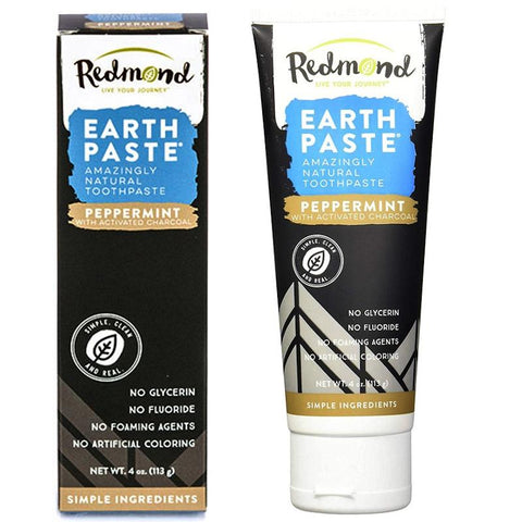 vegan charcoal toothpaste redmond earthpaste peppermint