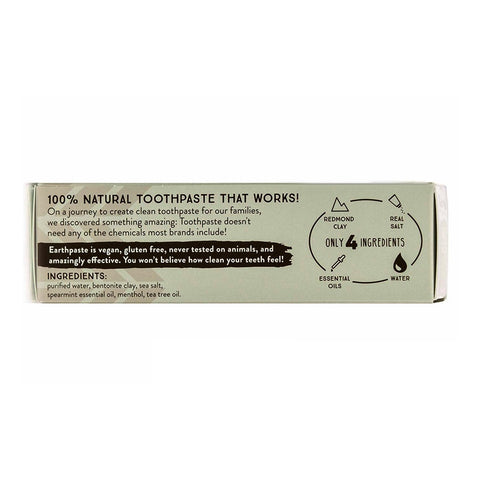 Redmond Earthpaste Amazingly Natural Toothpaste Spearmint