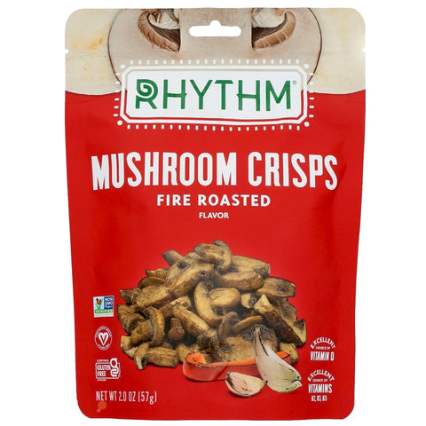 Rhythm Superfoods Mushroom Crisps Fire Roasted Flavor - 2 oz.