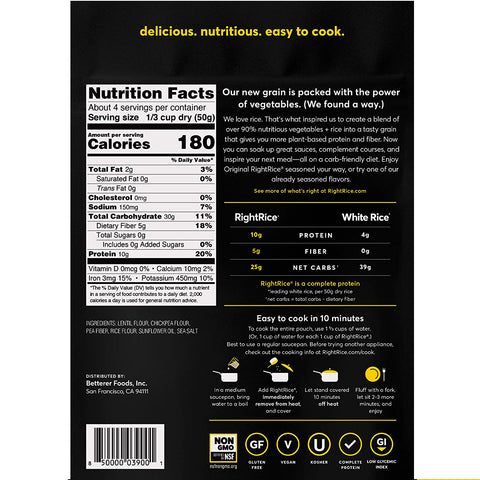 Rightrice Original Vegetable Rice - 7 oz.