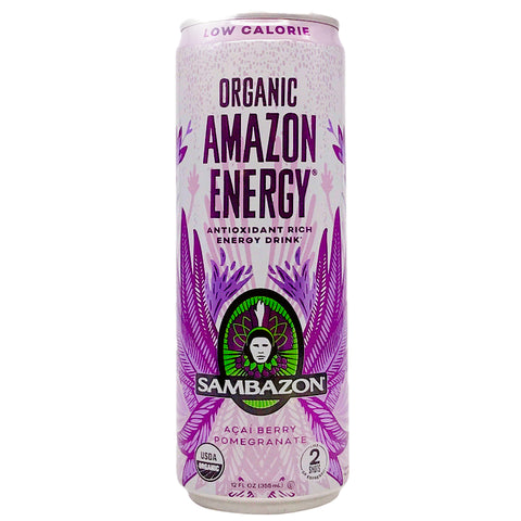 Sambazon Energy Drink Acai Berry Pomegranate Flavor