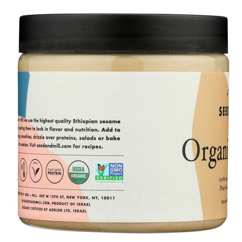 Seed + Mill Organic Tahini - 16 oz.