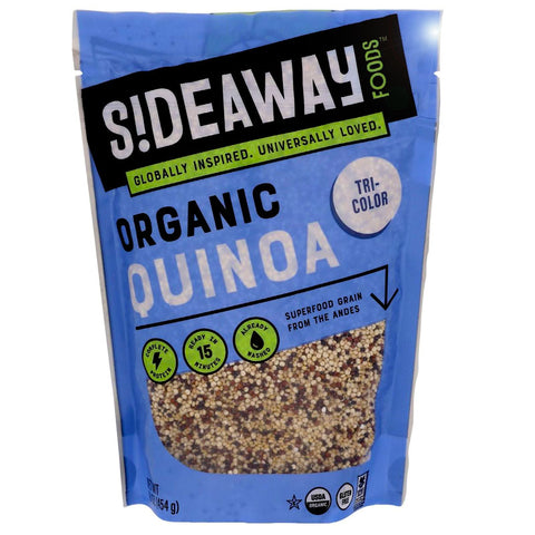 Sideaway Foods Tri-Color Organic Quinoa - 16 oz. | Vegan Black Market