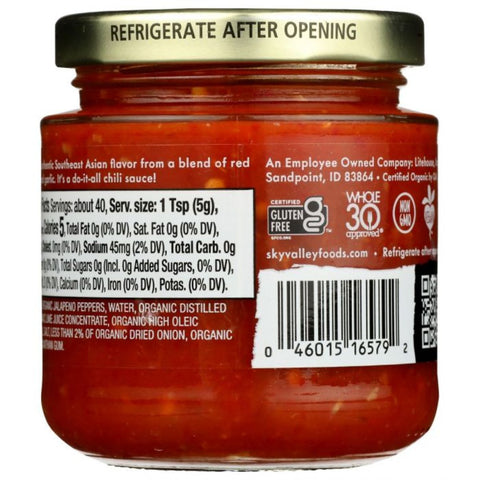 Sky Valley Sambal Oelek Chili Paste - 7 oz.