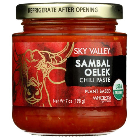 Sky Valley Sambal Oelek Chili Paste - 7 oz. Media 1 of 4 | Vegan Black Market