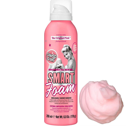 Soap & Glory The Original Pink Fruity and Floral Smart Foam Mouldable Shower Mousse - 6 oz.