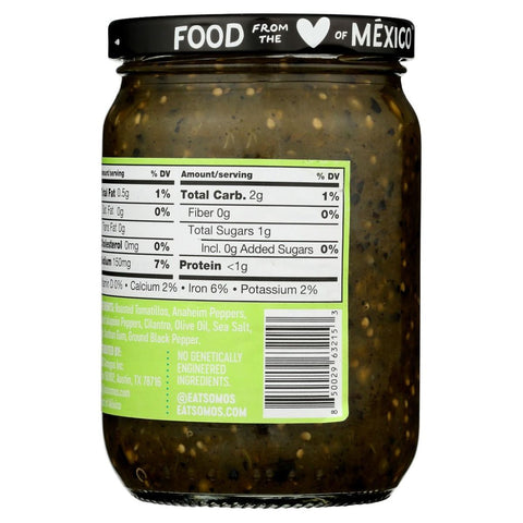Somos Roasted Tomatillo Jalapeno Salsa Mild - 12 oz.