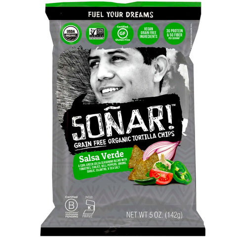 Soñar! Grain Free Organic Salsa Verde Tortilla Chips - 5 oz.