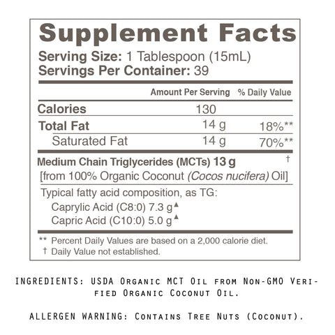 Sports Research Organic MCT Oil - 20 oz., 2 ct.