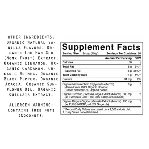 Sports Research Organic Golden Milk - 10.6 oz.