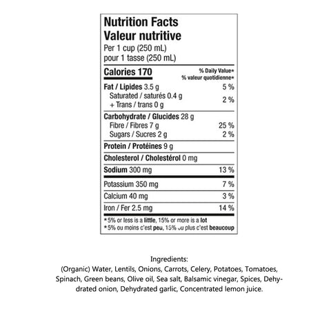 Sprague Organic Lentil Soup with Vegetables - 15 oz.