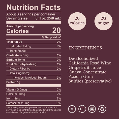 Surely Non Alcoholic Sparkling Rosé - 25.36 fl oz.