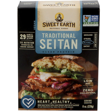 Sweet Earth Traditional Seitan Slices- 8 oz.