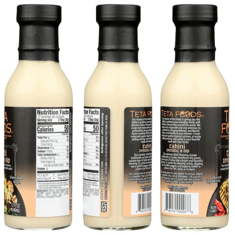 Teta Foods Mediterranean Tahini Dressing And Dip - 12 fl oz.