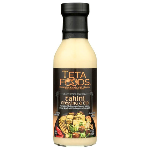 Teta Foods Mediterranean Tahini Dressing And Dip - 12 fl oz.
