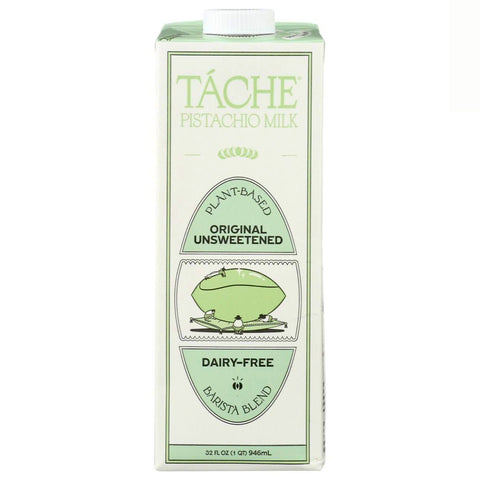 Táche Pistachio Milk Barista Blend Original Unsweetened - 32 fl oz. Táche Pistachio Milk Original Unsweetened | Tache Milk | Pistachio Milk | Tache Pistachio