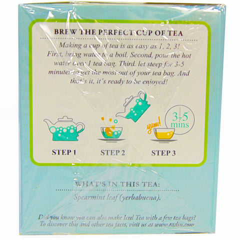 Tadin Herbal Spearmint Tea - 10 ct.