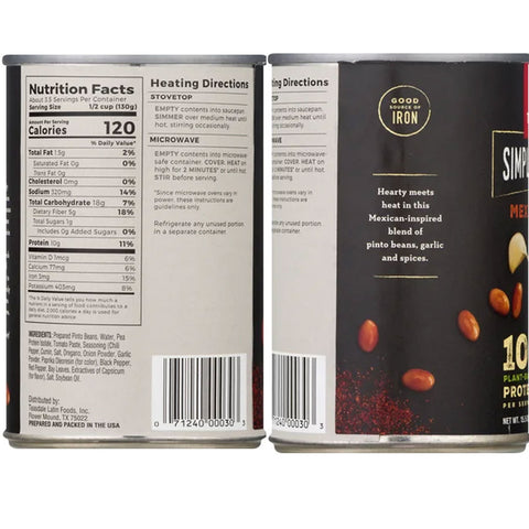 Teasdale Simply Especial Spicy Mexican Chili Beans - 15.5 oz
