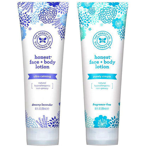 The Honest Company Face & Body Lotion Bundle - 2ct.