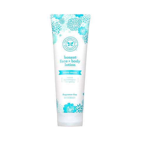 The Honest Company Face & Body Lotion Purely Simple Fragrance Free 8.5 FL oz