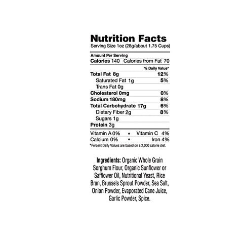 Vegan Rob's Brussel Sprout Puffs Snacks - 3.5 oz.