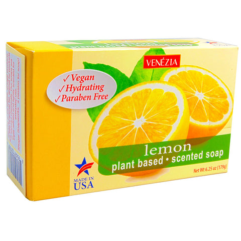 Venezia Plant Based Vegan Lemon Scented Soap Bar - 6.25 oz.