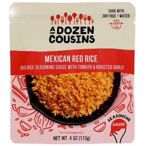 A Dozen Cousins Mexican Red Rice Seasoning Sauce - 4 oz | Vegan Black Market