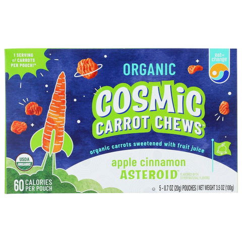 Eat The Change Cosmic Carrot Chews Apple Cinnamon Asteroid - 3.5 oz | Vegan Black Market