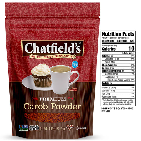 Chatfield's Premium Carob Powder - 16 oz.