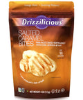Drizzilicious Mini Rice Cakes Salted Caramel Bites - 4 oz. Drizzilicious | Drizzilicious Salted Caramel Bites | Drizzilicious Snacks | Vegan Snacks
